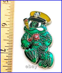 Awesome 2 Navy USN Chiefs Mess CPO Challenge Coin Seal Team 4 Frogman