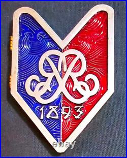 Awesome 3.5 Navy Chiefs Anchor Holder Challenge Coin USS Ronald Reagan (CVN 76)