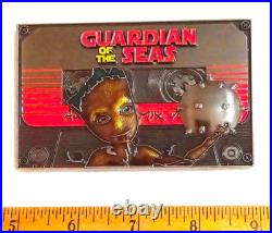 Awesome 3.5 Navy USN CPO Chief Challenge Coin Guardian of the Seas Mine Warfare