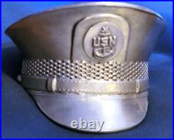 Awesome 3.5 Navy USN CPO Chiefs Pride Challenge Coin Haze Gray Combo Hat Cover