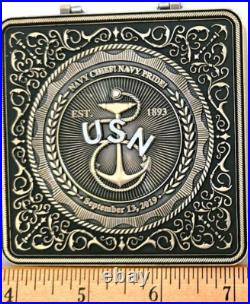 Awesome 3.5 Navy USN CPO Pride 2pc Challenge Coin Friday 13th Jason