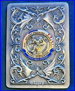 Awesome 3.5 Navy USN Chief CPO Pride Challenge Coin ATG Pacnorwest Ace Spades
