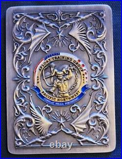 Awesome 3.5 Navy USN Chief CPO Pride Challenge Coin ATG Pacnorwest Card