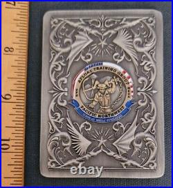 Awesome 3.5 Navy USN Chief CPO Pride Challenge Coin Ace ATG Pacnorwest Card
