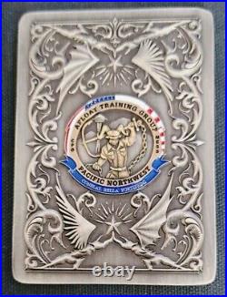 Awesome 3.5 Navy USN Chief CPO Pride Challenge Coin Ace ATG Pacnorwest Card