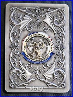 Awesome 3.5 Navy USN Chief CPO Pride Challenge Coin Jack ATG Pacnorwest Card