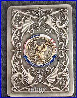 Awesome 3.5 Navy USN Chief CPO Pride Challenge Coin Jack ATG Pacnorwest Card