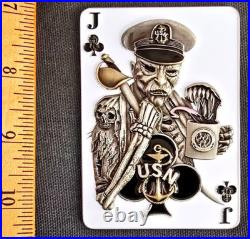 Awesome 3.5 Navy USN Chief CPO Pride Challenge Coin Jack ATG Pacnorwest Card