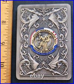 Awesome 3.5 Navy USN Chief CPO Pride Challenge Coin Jack ATG Pacnorwest Card