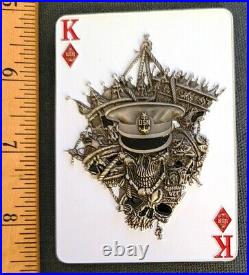 Awesome 3.5 Navy USN Chief CPO Pride Challenge Coin King ATG Pacnorwest Card