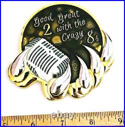 Awesome 3.5 Navy USN Chiefs Mess SCPO 3D Challenge Coin Beastmode