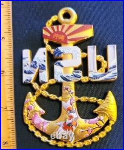 Awesome 3.5 Navy USN Chiefs Pride CPO Anchor Challenge Coin