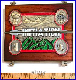 Awesome 3.5 Navy USN Chiefs Pride CPO Anchor Holder Challenge Coin Jumanji