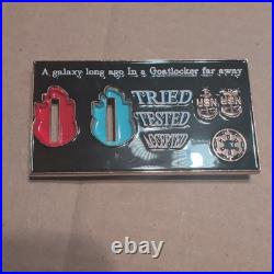 Awesome 3.5 Navy USN Chiefs Pride CPO Anchor Holder Challenge Coin Star Wars