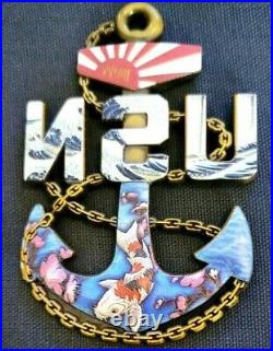 Awesome 3.5 Navy USN Chiefs Pride CPO Challenge Coin Anchor