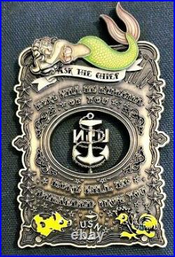Awesome 3.5 Navy USN Chiefs Pride CPO Challenge Coin El Jefe