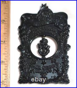 Awesome 3.5 Navy USN Chiefs Pride CPO Challenge Coin El Padrino Black