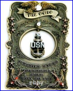 Awesome 3.5 Navy USN Chiefs Pride CPO Challenge Coin Ocho
