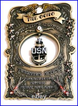 Awesome 3.5 Navy USN Chiefs Pride SCPO Challenge Coin THE OCHO