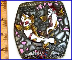 Awesome 3.5 USN Navy Chiefs Mess CPO Challenge Coin Okinawa Island