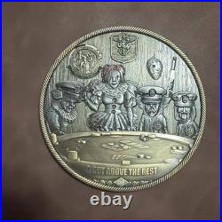 Awesome 3.5 USN Navy Chiefs Pride CPO Challenge Coin PNW ATG Khaki Ball Jenny