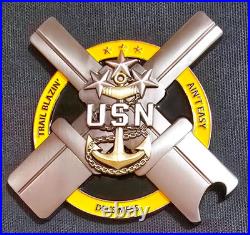 Awesome 3.5 USN Navy MCPON Tribute Challenge Coin USS Delbert D Black (DDG-119)