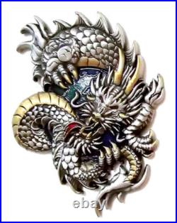 Awesome 3.5 US Navy Chiefs Mess Joint CPO Challenge Coin NAVSUP