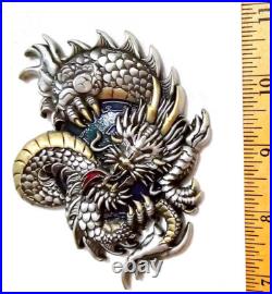 Awesome 3.5 US Navy Chiefs Mess Joint CPO Challenge Coin NAVSUP