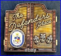 Awesome 3 Navy USN CPO Anchor KeeperHolder Challenge Coin USS San Antonio LPD17