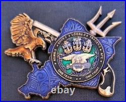 Awesome 3 Navy USN Chiefs Mess CPO Challenge Coin Navy Seals