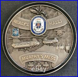 Awesome. 3 Navy USN Chiefs Mess CPO Challenge Coin USS Michael Murphy (DDG 112)