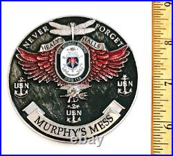 Awesome 3 Navy USN Chiefs Mess CPO Challenge Coin USS Michael Murphy (DDG 112)