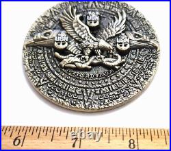 Awesome 3 Navy USN Chiefs Mess CPO Challenge Coin USS Rafael Peralta (DDG-115)