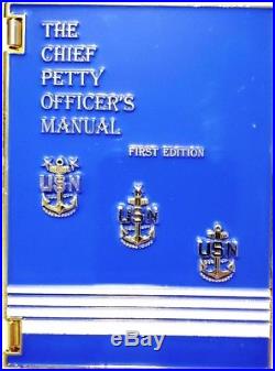 Awesome 3 Navy USN Chiefs Mess Challenge Coin FY19 CPO Manual I Get S Done