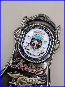 Awesome 3 Navy USN Chiefs Mess Cpo Medal Coin USS Michael Murphy (DDG-112)