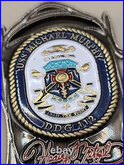 Awesome 3 Navy USN Chiefs Mess Cpo Medal Coin USS Michael Murphy (DDG-112)