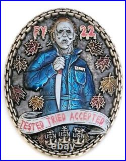 Awesome 3 Navy USN Chiefs Mess Pride Challenge Coin Surface Warfare School FY22