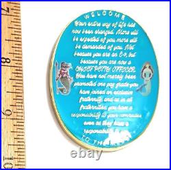 Awesome 3 Navy USN Chiefs Pride CPO Challenge Coin 129 Goats Light Blue