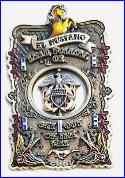 Awesome 3 Navy USN Chiefs Pride CPO Challenge Coin El Mustang