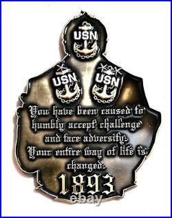 Awesome 3 Navy USN Chiefs Pride CPO Challenge Coin Joker