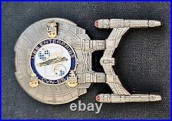Awesome 3 Navy USN Chiefs Pride CPO Challenge Coin USS Enterprise (CVN-65)