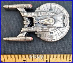 Awesome 3 Navy USN Chiefs Pride CPO Challenge Coin USS Enterprise (CVN-65)