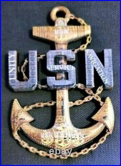 Awesome 3 Navy USN Chiefs Pride CPO Tribute Challenge Coin Dallas Texas Anchor