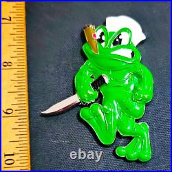 Awesome 3 Navy USN Seals Challenge Coin Seal Team IV Frog