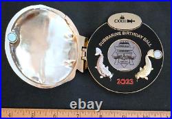 Awesome 3 Navy Unit Pride Challenge Coin Cigar Cutter Submarine Group 7 Hatch