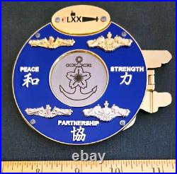 Awesome 3 Navy Unit Pride Challenge Coin Cigar Cutter Submarine Group 7 Hatch