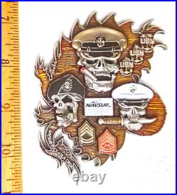 Awesome 3 USN Joint Chiefs Mess CPO Challenge Coin Navsup FLCY DLA