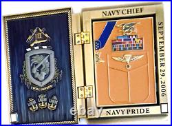 Awesome 3 USN Navy Chief Mess CPO Challenge Coin USS Michael Monsoor (DDG-1001)