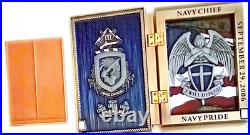 Awesome 3 USN Navy Chief Mess CPO Challenge Coin USS Michael Monsoor (DDG-1001)