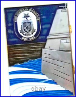 Awesome 3 USN Navy Chief Mess CPO Challenge Coin USS Michael Monsoor (DDG-1001)